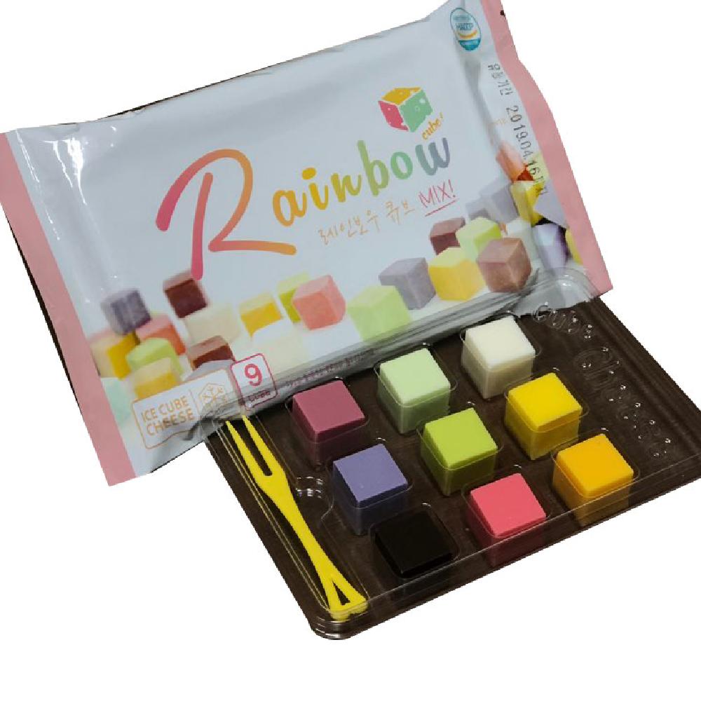 9 flavors Rainbow cube Mix