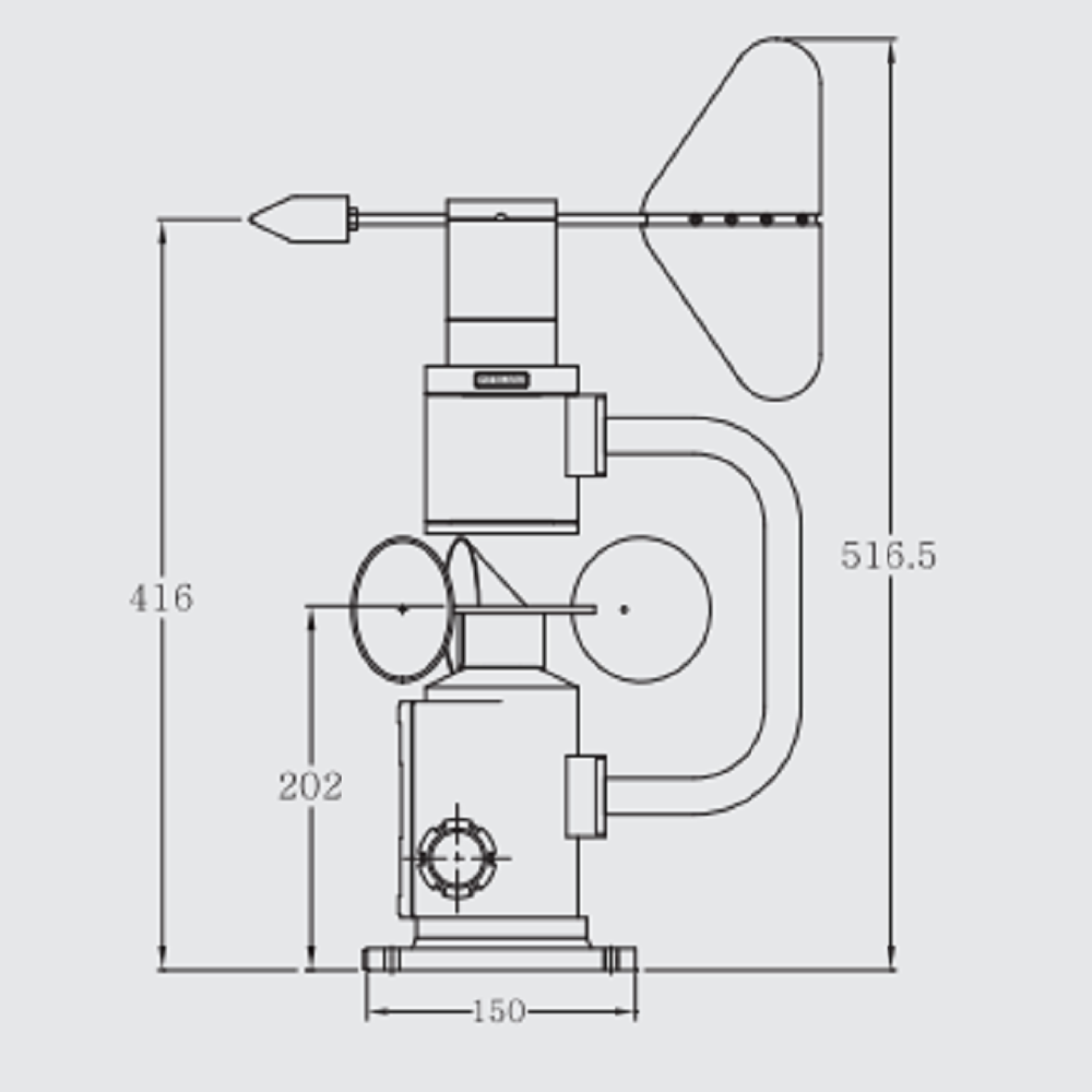 Wind Transmitter (3-cup Type)