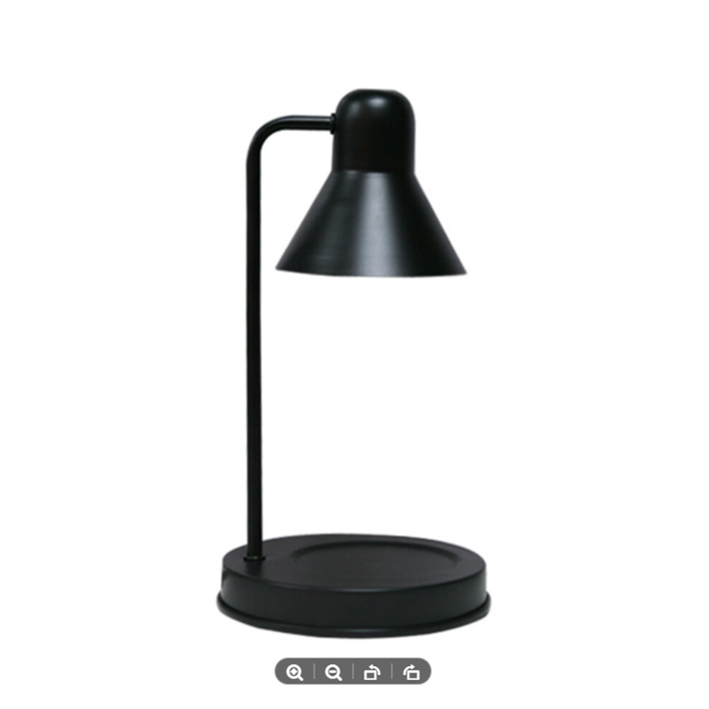 HyunPeople Aroma Candle Candle Lantern Lamp Candle Stand Candle Warmer (Mono) black timer