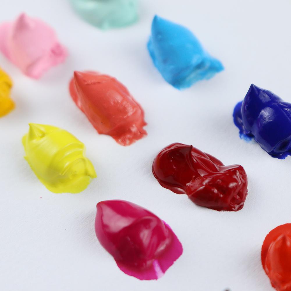 Korean Folk Art Painting Color Pigment 100ml Bulk Tube for East Asian Traditional Art Watercolor