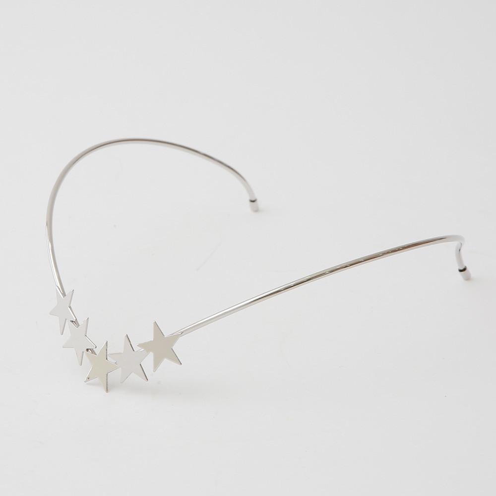 Star goddess back band  - Matte Silver