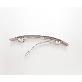 detail image3 a square automatic hairpin - Matte Silver