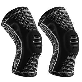 Ultra Knee Compression Sleeve for Knee Pain,2 Pack Elite Knee Compression Sleeve