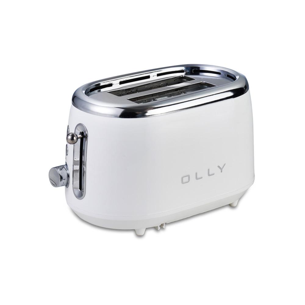 [OLLY] 2 Burner Pop-up Toaster White 1EA