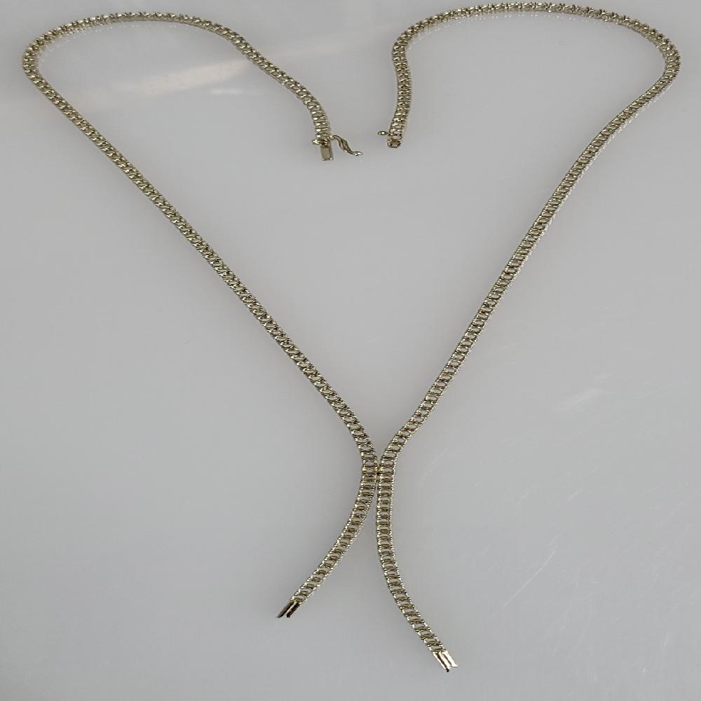 18K GOLD  TENNIS MOUNTING BRACELET