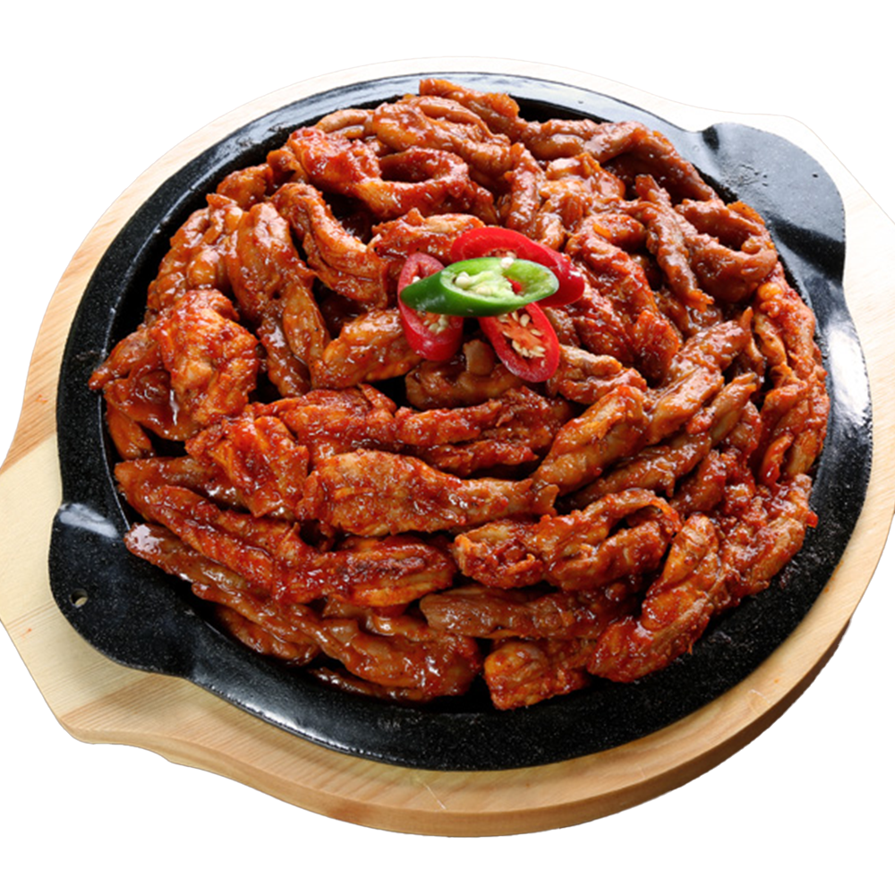 Grilled Spicy Chicken Neck, Premium Hot&Spicy Chicken Neck, Korean Hot & Spicy Boneless Chicken Neck